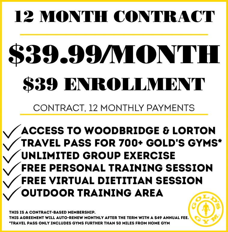Join Now | Gold's Gym Woodbridge (Lake Ridge) - Gold's Gym VA